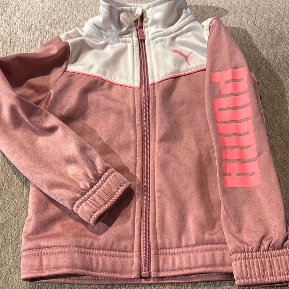Puma Pink and White Jacket